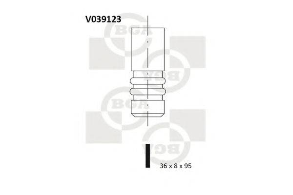 Впускний клапан BGA V039123