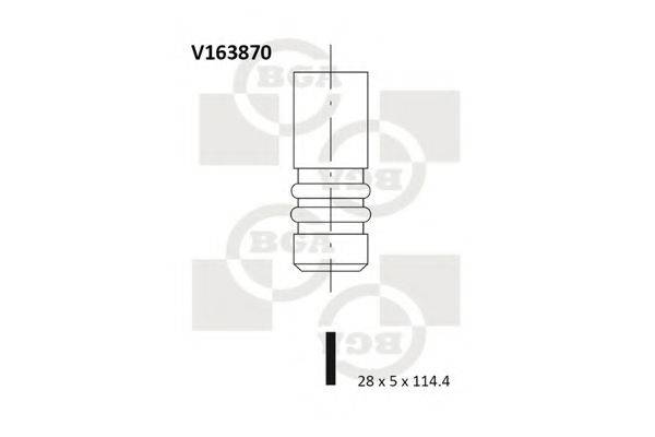 Впускний клапан BGA V163870