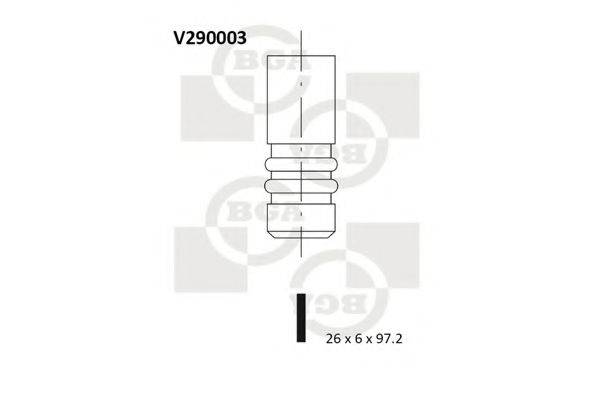 Випускний клапан BGA V290003