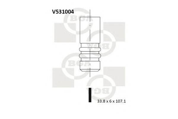 Выпускной клапан BGA V531004