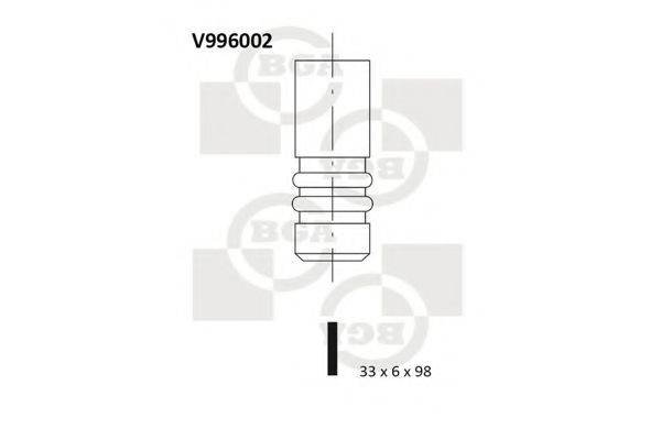 Впускний клапан BGA V996002
