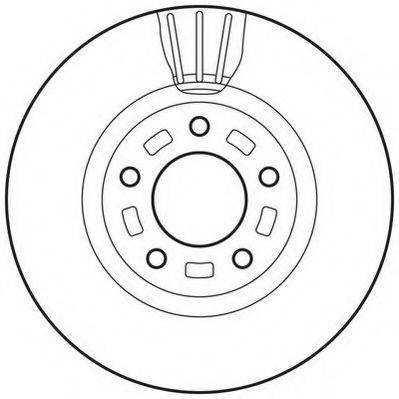 Тормозной диск JURID 562635JC