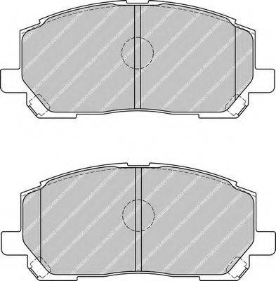 Комплект тормозных колодок, дисковый тормоз FERODO FDB1911