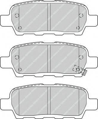 Комплект тормозных колодок, дисковый тормоз FERODO FDB4324