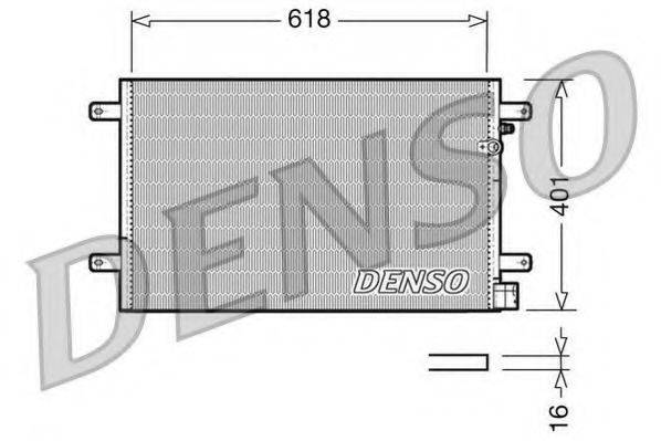 DENSO DCN02006 Конденсатор, кондиціонер