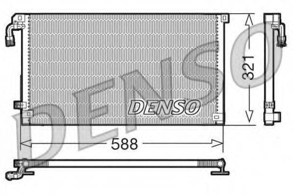 Конденсатор, кондиционер DENSO DCN07004