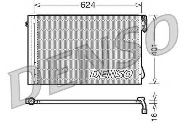Конденсатор, кондиционер DENSO DCN05011