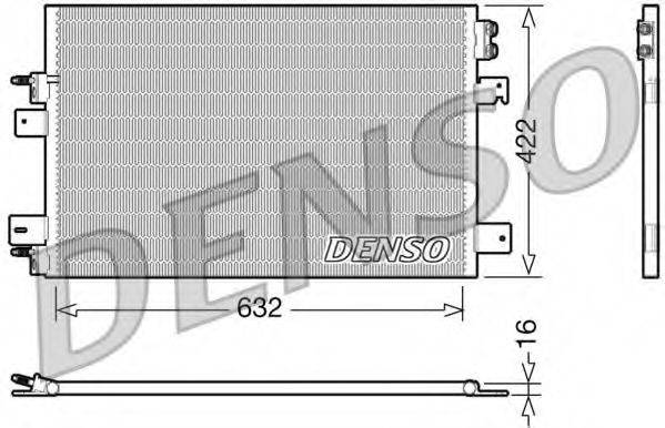 Конденсатор, кондиционер DENSO DCN06007
