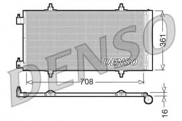 Конденсатор, кондиционер DENSO DCN07011