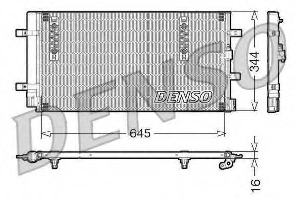 Конденсатор, кондиционер DENSO DCN32060