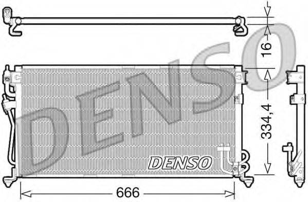 Конденсатор, кондиціонер DENSO DCN45002