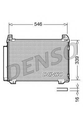 Конденсатор, кондиционер DENSO DCN50025