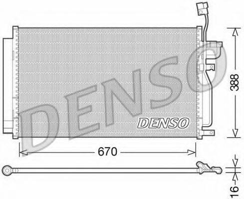 Конденсатор, кондиціонер DENSO DCN15002