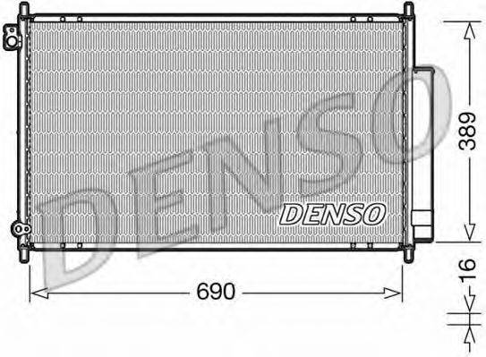 Конденсатор, кондиционер DENSO DCN40016