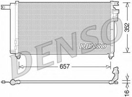 Конденсатор, кондиционер DENSO DCN43001