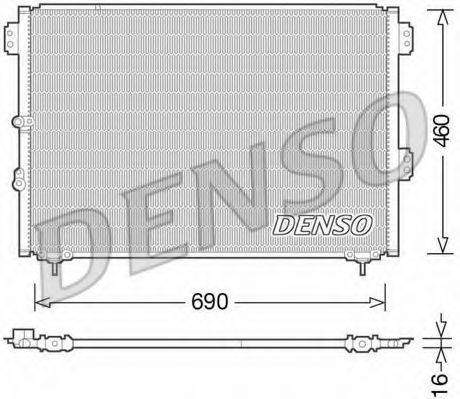 Конденсатор, кондиционер DENSO DCN50033