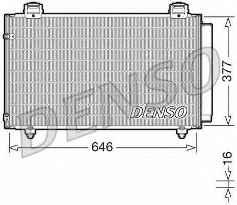 Конденсатор, кондиционер DENSO DCN50043