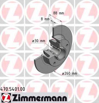 Тормозной диск ZIMMERMANN 470.5401.00