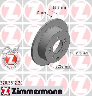 Тормозной диск ZIMMERMANN 320.3812.20