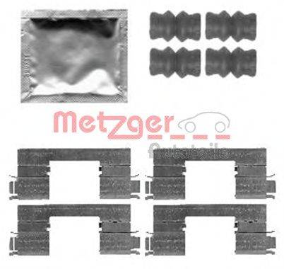 Комплектуючі, колодки дискового гальма METZGER 109-1798